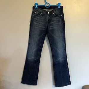 7 For All Mankind Boot Cut Jeans, MIA, Size 27